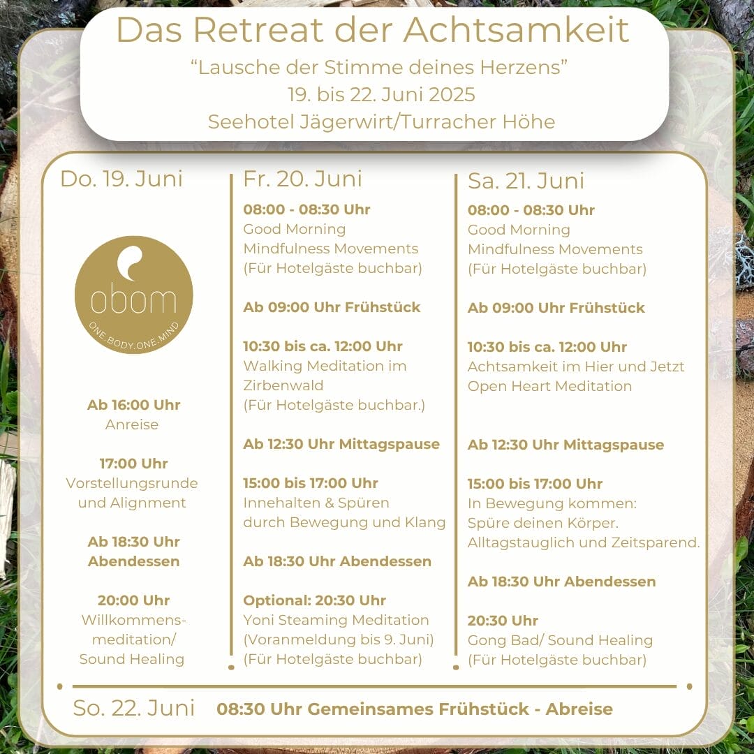 obom® Retreat Retreat der Achtsamkeit